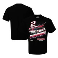 Men's Team Penske Black Austin Cindric Discount Tire Groove T-Shirt