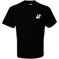 Men's Team Penske Black Austin Cindric Exclusive Tonal Flag T-Shirt