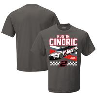 Men's Team Penske Charcoal Austin Cindric Discount Tire Front Runner T-Shirt