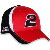 Men's Team Penske Red/Black Austin Cindric Discount Tire Number Performance Adjustable Hat