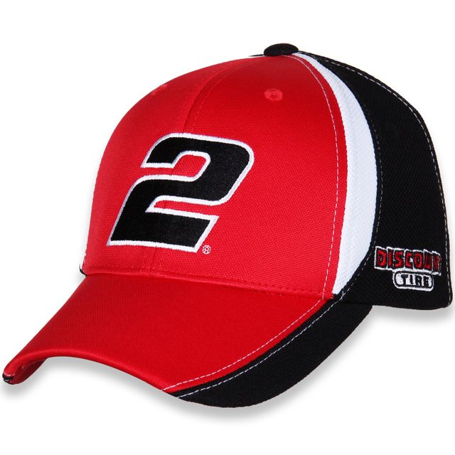 Casquette réglable pour homme Team Penske rouge/noir Austin Cindric Discount Tire Number Performance