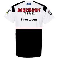 Men's Team Penske  White/Black Austin Cindric Discount Tires Uniform T-Shirt