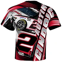 Men's Team Penske White Austin Cindric Discount Tire Sublimated Dynamic Total Print T-Shirt