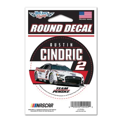 Austin Cindric WinCraft Discount Tire Car 3" Round Decal