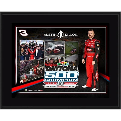 Austin Dillon 10.5" x 13" 2018 Daytona 500 Champion Sublimated Plaque