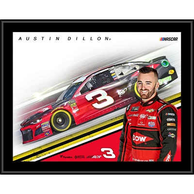 Austin Dillon 12" x 15" 2018 DOW Sublimated Plaque