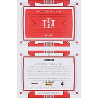 Livret d'occasion de la course Panini National Treasures 2020 d'Austin Dillon Relic #AD #1/1 Card