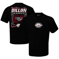 T-shirt Austin Dillon 2023 NASCAR Cup Series Schedule pour homme avec drapeau à damier noir