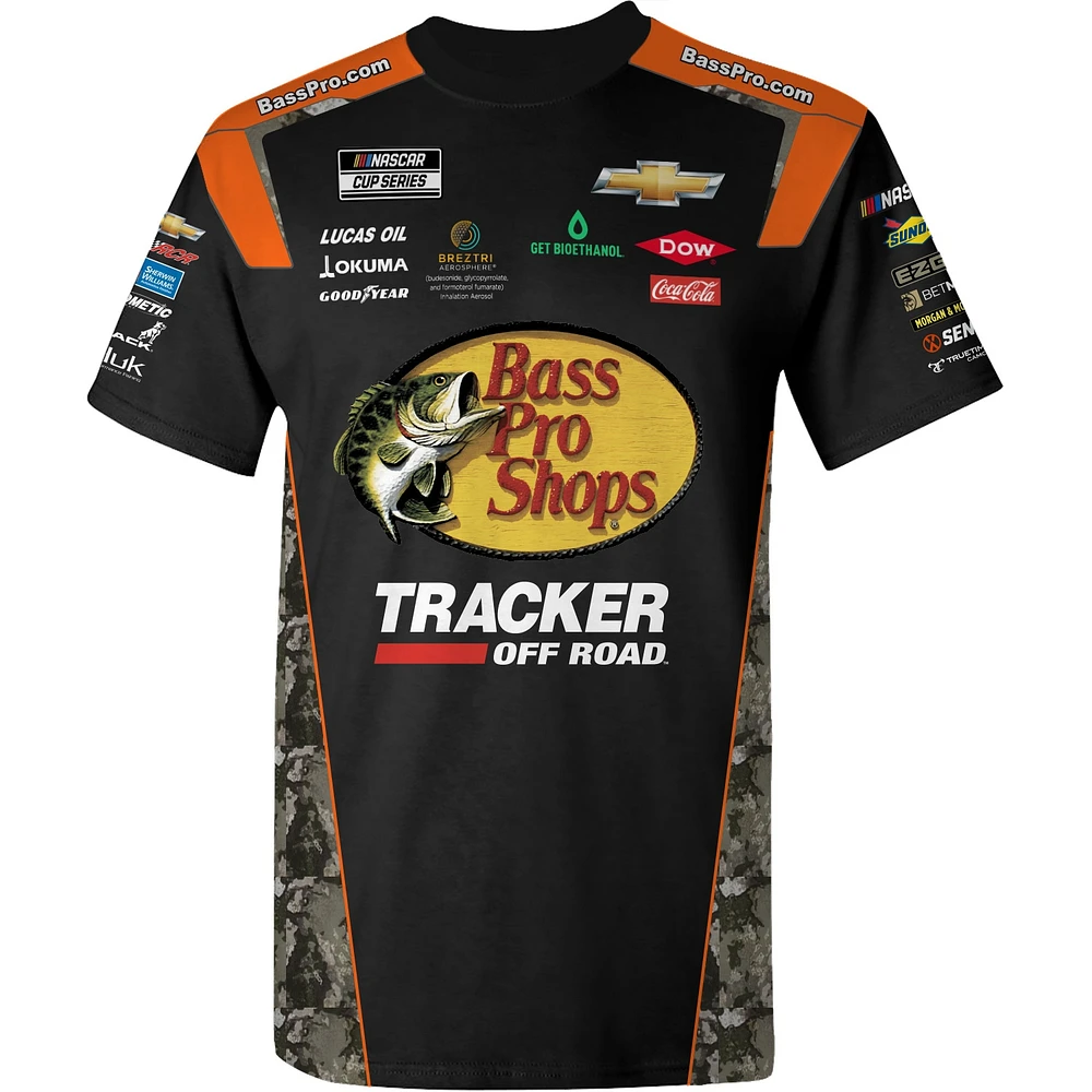 Men's Checkered Flag Sports  Black Austin Dillon Bass Pro Shops Uniform T-Shirt