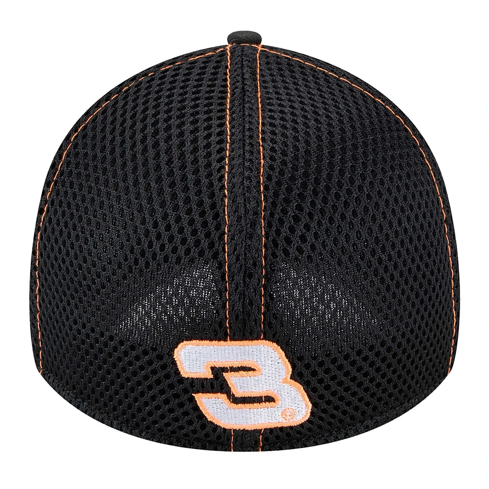 Men's New Era  Black Austin Dillon Neo 39THIRTY Flex Hat