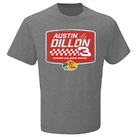 Men's Richard Childress Racing Team Collection Heather Gray Austin Dillon Vintage T-Shirt