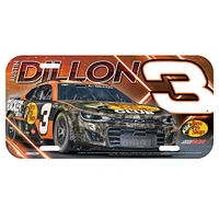 WinCraft Austin Dillon Bass Pro Shop Plaque d'immatriculation en plastique