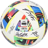 Austin FC Autographed Match-Used Soccer Ball from the 2024 MLS Season with 17 Signatures - #2