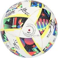 Austin FC Autographed Match-Used Soccer Ball from the 2024 MLS Season with 17 Signatures - #2