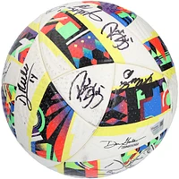 Austin FC Autographed Match-Used Soccer Ball from the 2024 MLS Season with 17 Signatures - #2