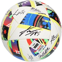 Austin FC Autographed Match-Used Soccer Ball from the 2024 MLS Season with 17 Signatures - #2