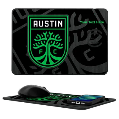 Austin FC Personalized Tilt Design Wireless Charger & Mouse Pad