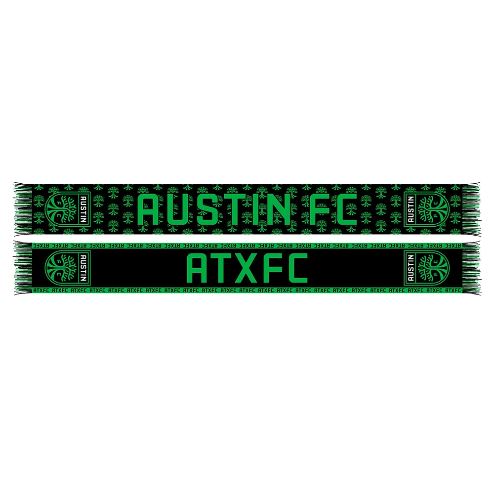 Austin FC Tree Pattern Double-Sided Woven Scarf