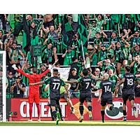 Austin FC Unsigned First-Ever MLS Cup Playoffs Win Photograph