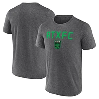 T-shirt Fanatics Heather Anthracite Austin FC Drop Kick pour homme