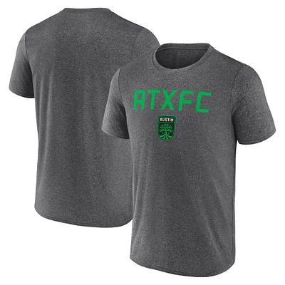 T-shirt Fanatics Heather Anthracite Austin FC Drop Kick pour homme