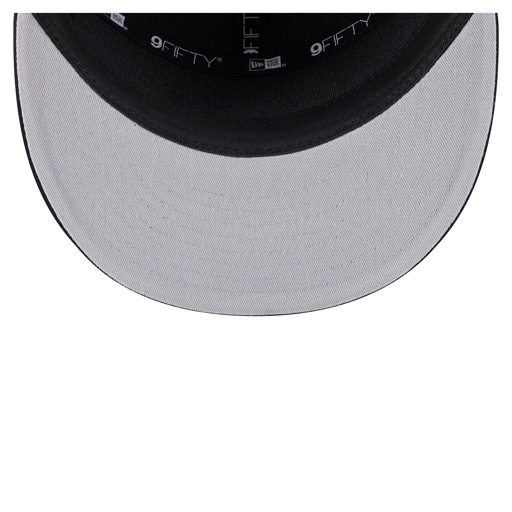 Men's New Era Black Austin FC Canvas Camp 9FIFTY Snapback Hat