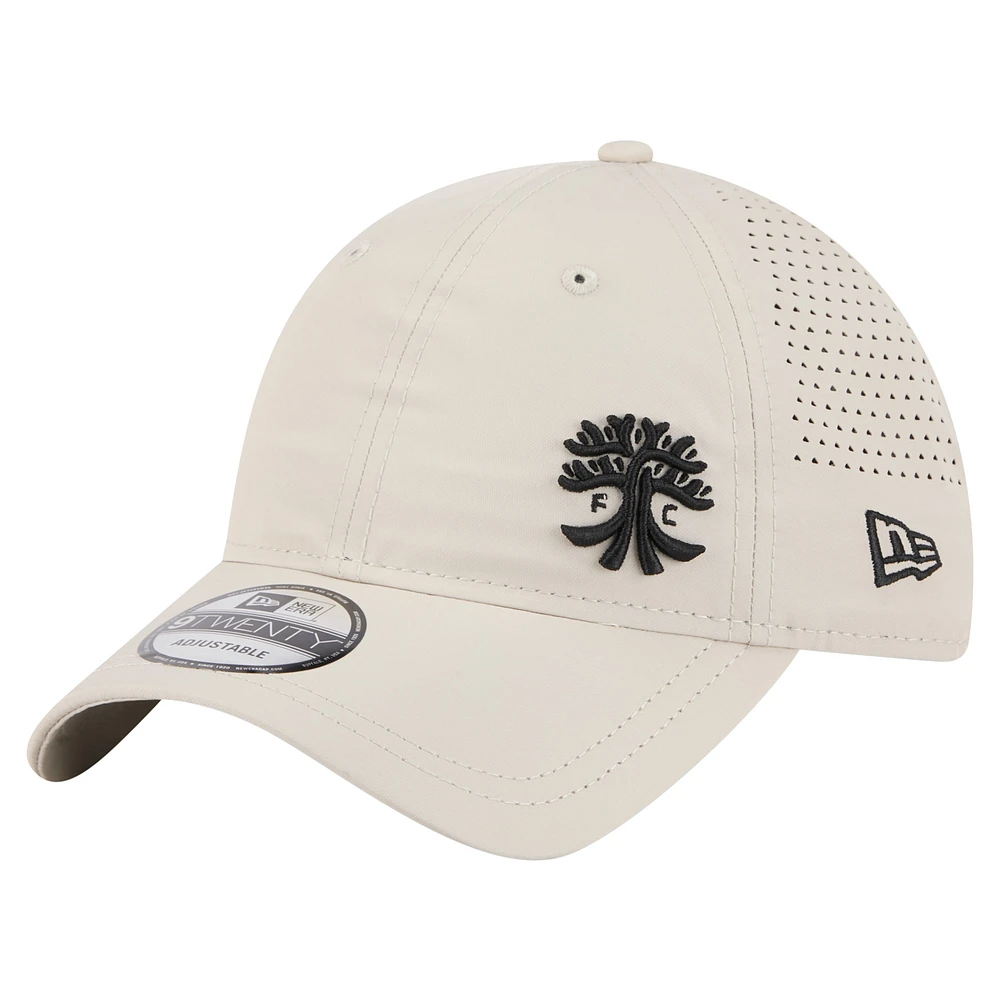 Men's New Era  Tan Austin FC Active 9TWENTY Adjustable Hat