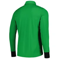 Men's adidas 2023 Player Green Austin FC Travel Long Sleeve Polo