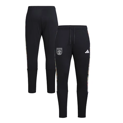 Pantalon de survêtement adidas Austin FC 2024 Hispanic Heritage pour homme, noir