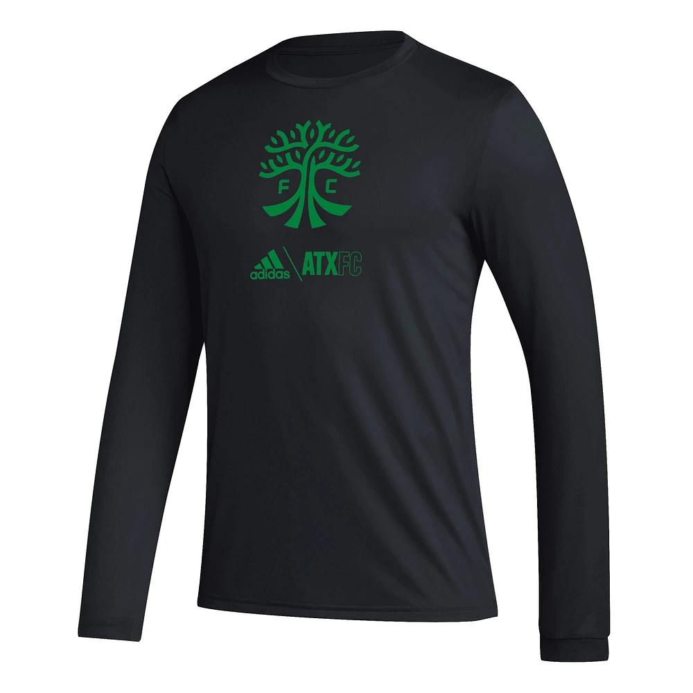 T-shirt à manches longues adidas Austin FC Icon noir pour homme