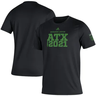 Austin FC adidas Kickoff T-Shirt - Black
