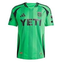 Men's adidas Brandon Vazquez Green Austin FC 2025 The Heartbeat Kit Authentic Player Jersey