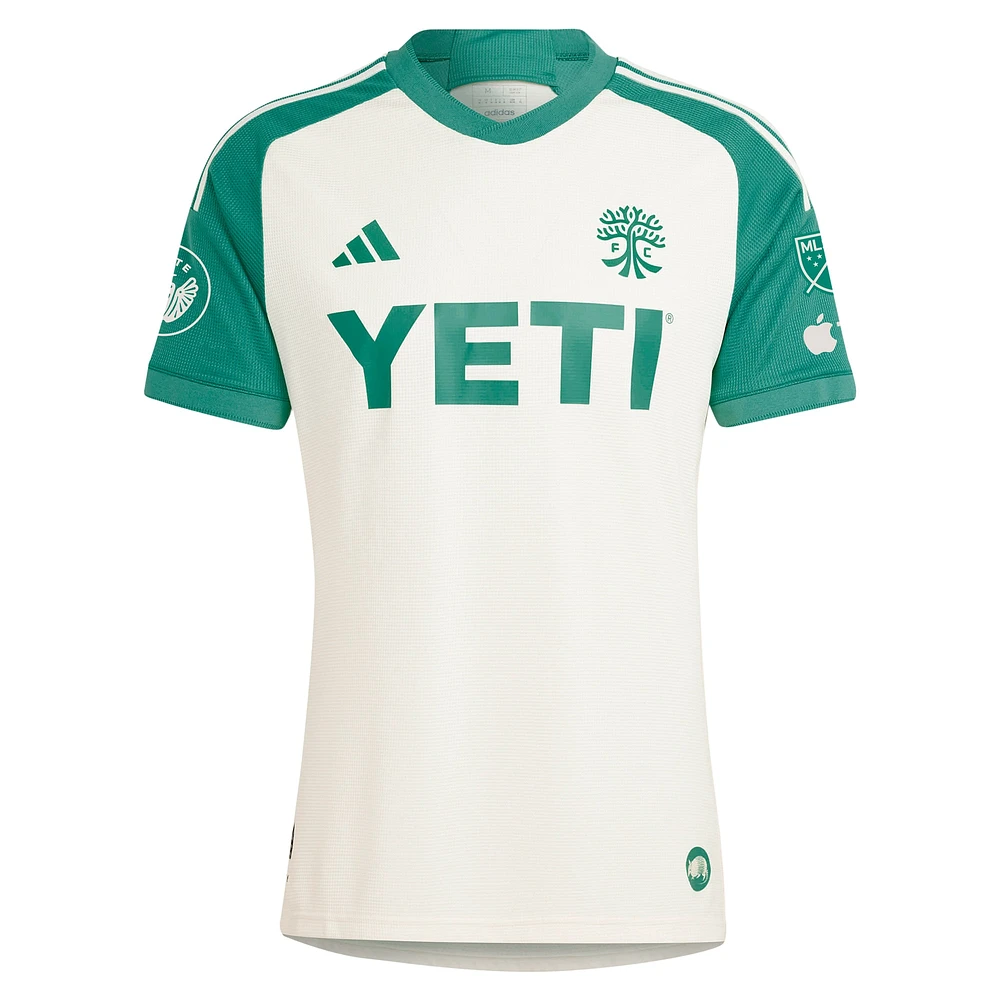 Men's adidas Daniel Pereira Tan Austin FC 2024 The Armadillo Kit Authentic Player Jersey