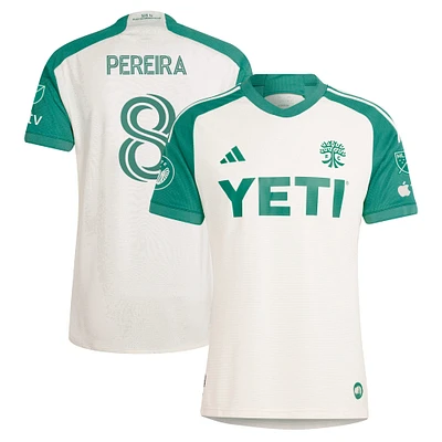 Men's adidas Daniel Pereira Tan Austin FC 2024 The Armadillo Kit Authentic Player Jersey