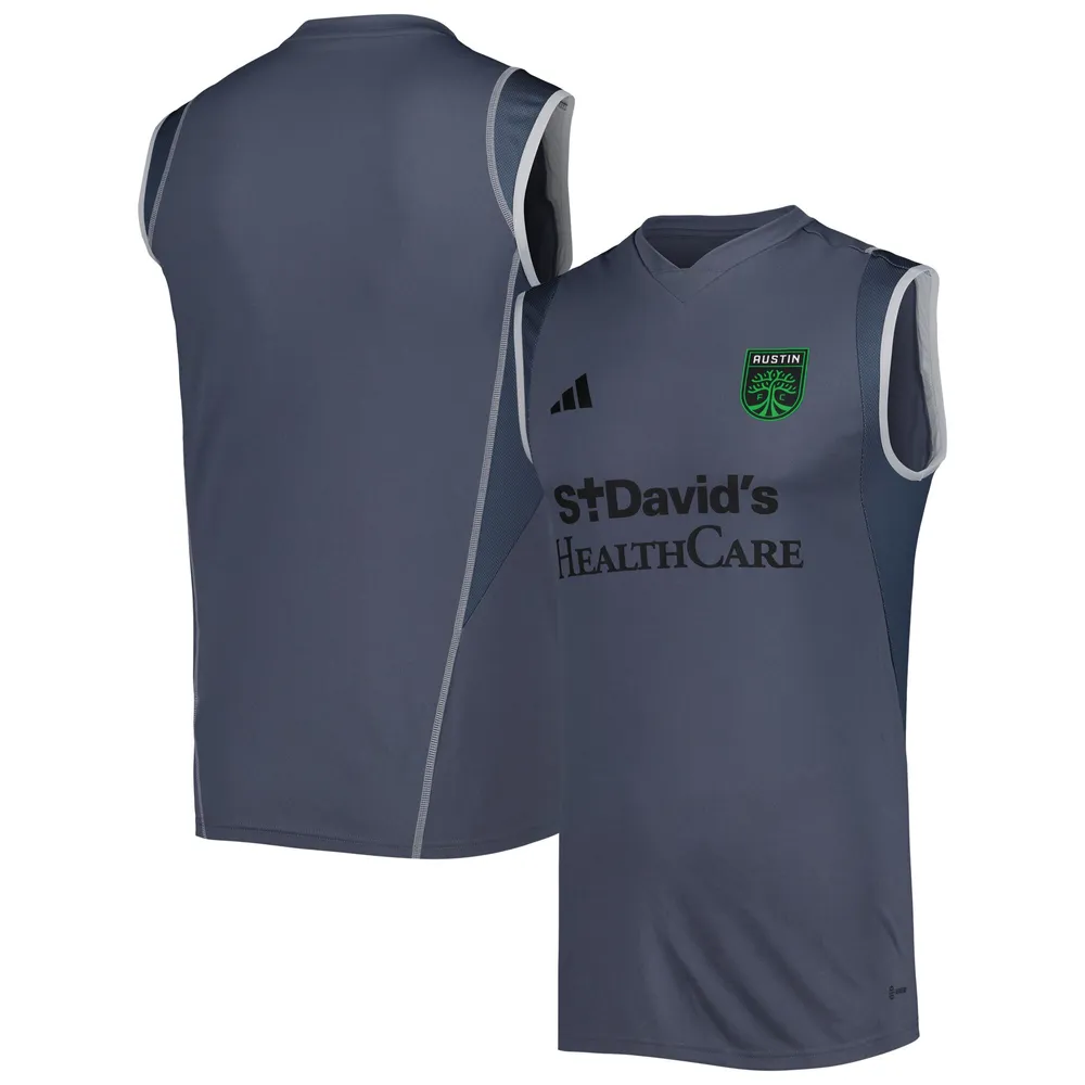 Maillot d'entraînement sans manches adidas Austin FC 2023 pour homme, gris