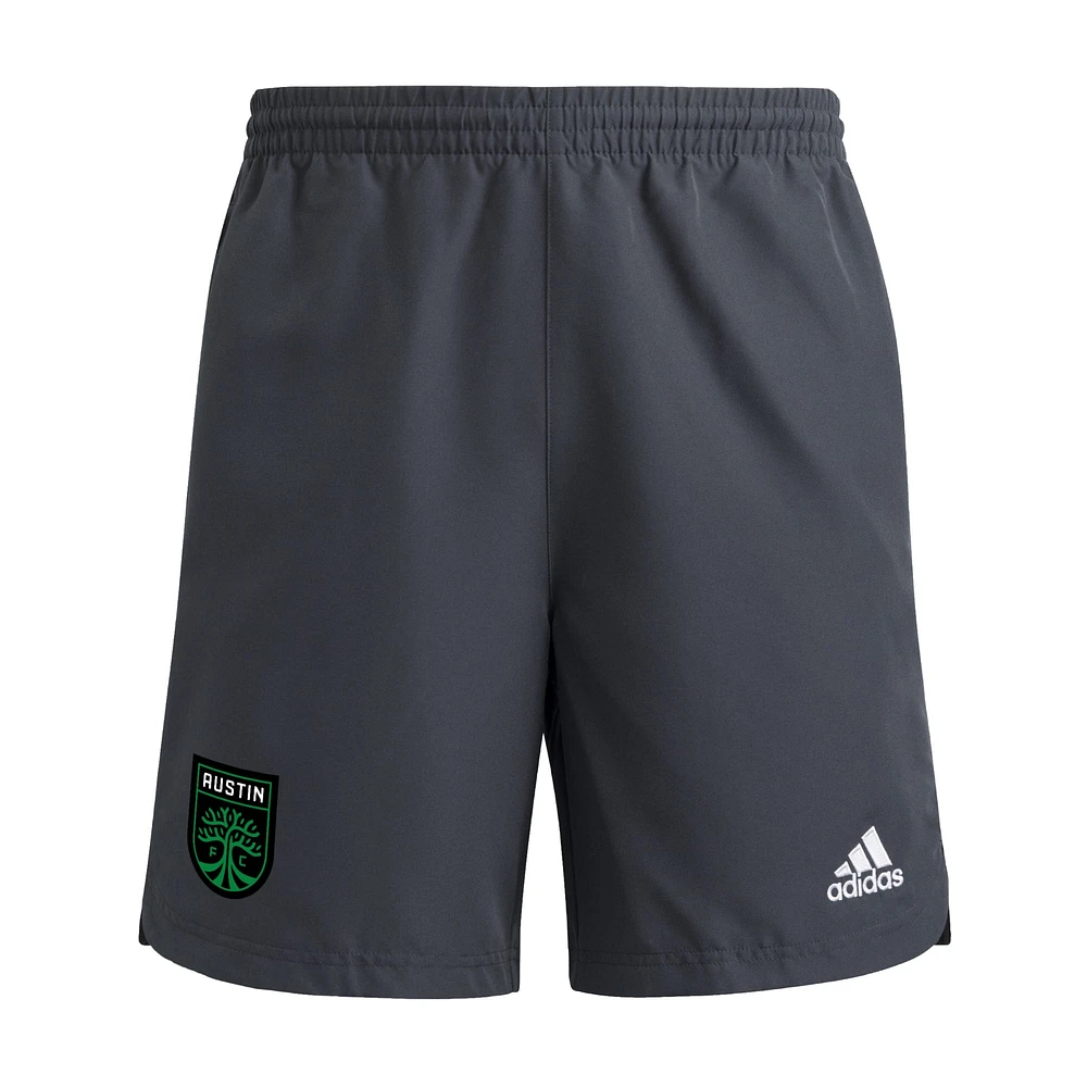 Men's adidas Gray Austin FC 2025 Travel Shorts