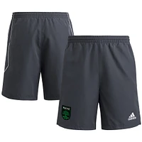 Men's adidas Gray Austin FC 2025 Travel Shorts