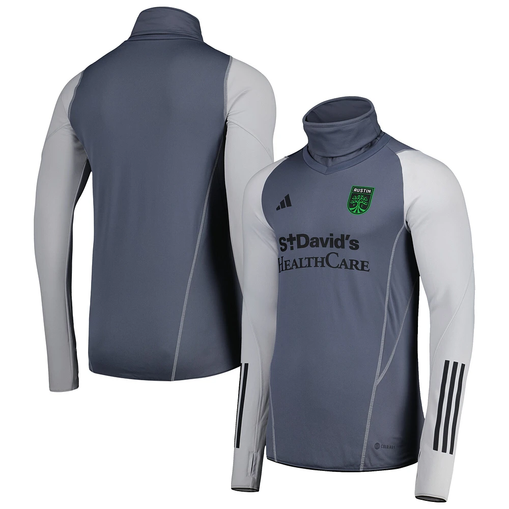 Haut COLD.RDY adidas Austin FC Warm Raglan gris pour homme