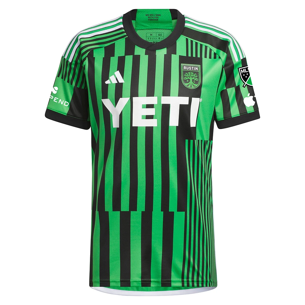 Men's adidas Green Austin FC 2023 Las Voces Kit Authentic Jersey