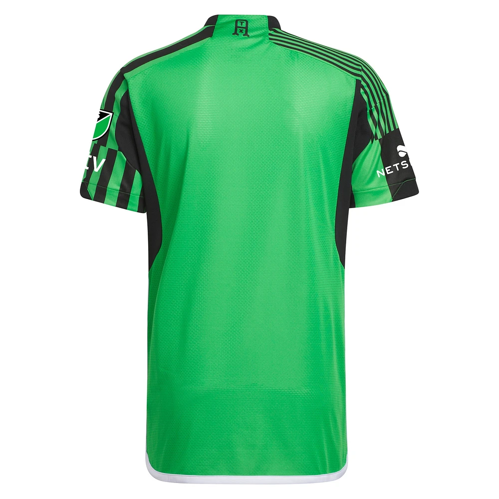 Men's adidas Green Austin FC 2023 Las Voces Kit Authentic Jersey