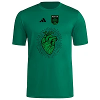 Men's adidas  Green Austin FC 2025 Jersey Hook AEROREADY T-Shirt