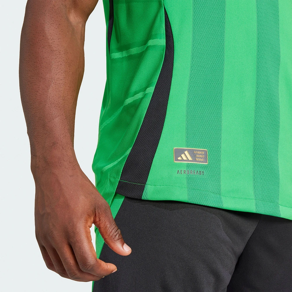 Maillot authentique adidas Austin FC 2025 The Heartbeat Kit pour homme Vert