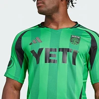 Maillot authentique adidas Austin FC 2025 The Heartbeat Kit pour homme Vert