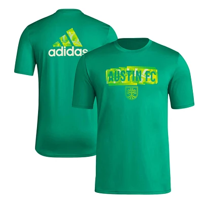 T-shirt adidas Austin FC Local Pop AEROREADY vert pour hommes