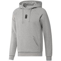 Men's adidas Heathered Gray Austin FC Travel Raglan Pullover Hoodie