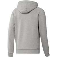 Men's adidas Heathered Gray Austin FC Travel Raglan Pullover Hoodie