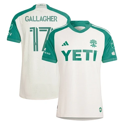 Men's adidas Jon Gallagher Tan Austin FC 2024 The Armadillo Kit Authentic Player Jersey