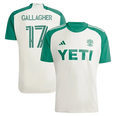 Men's adidas Jon Gallagher Tan Austin FC 2024 The Armadillo Kit Replica Player Jersey