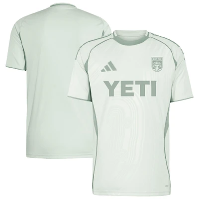 Men's adidas Light Green Austin FC 2025 One Planet Pre-Match Top