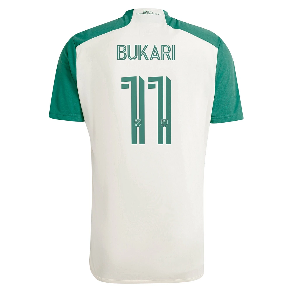 Men's adidas Osman Bukari Tan Austin FC 2024 The Armadillo Kit Replica Player Jersey